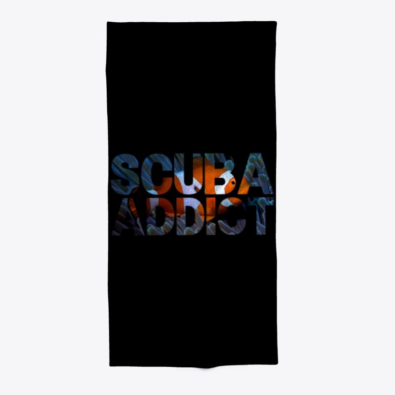 Scuba addict clown fish