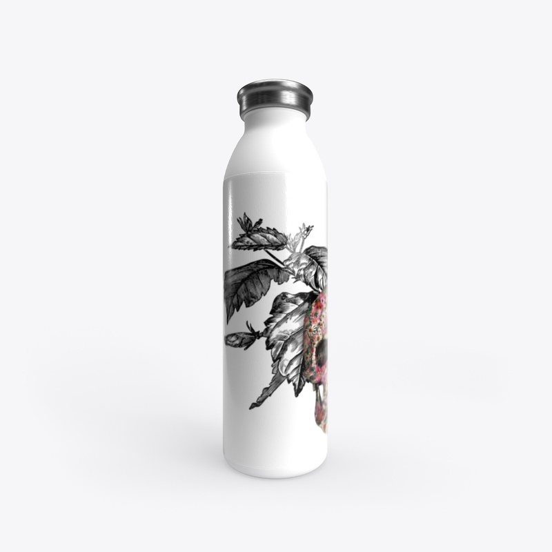 floral skull