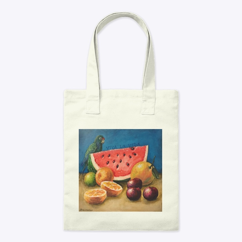 Frida Kahlo style painting - Bag