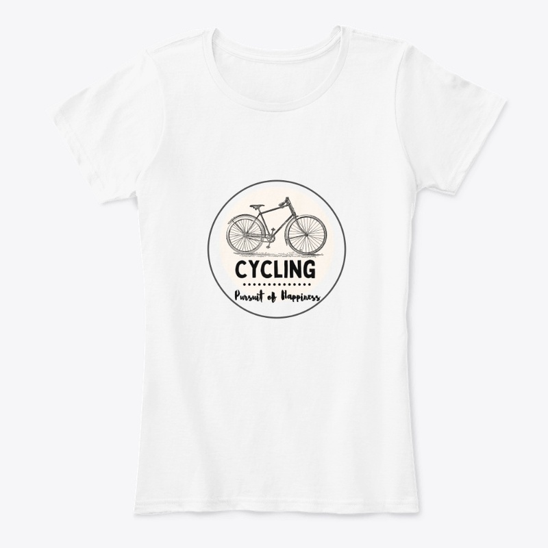 cycling pursuit of happiness t-shirts
