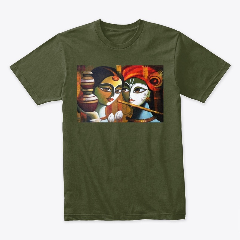 Radha Krishna Painting Print
