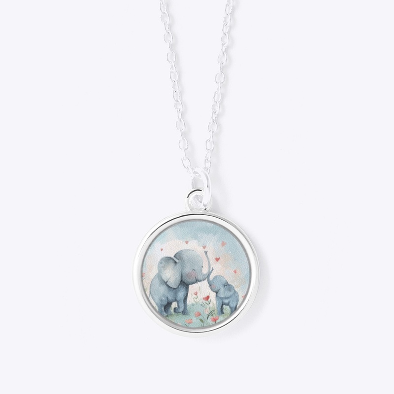 Elephant Mom and Child