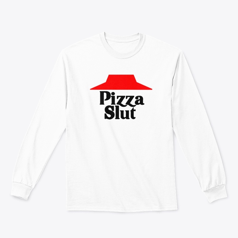 Pizza Slut Black Font Design