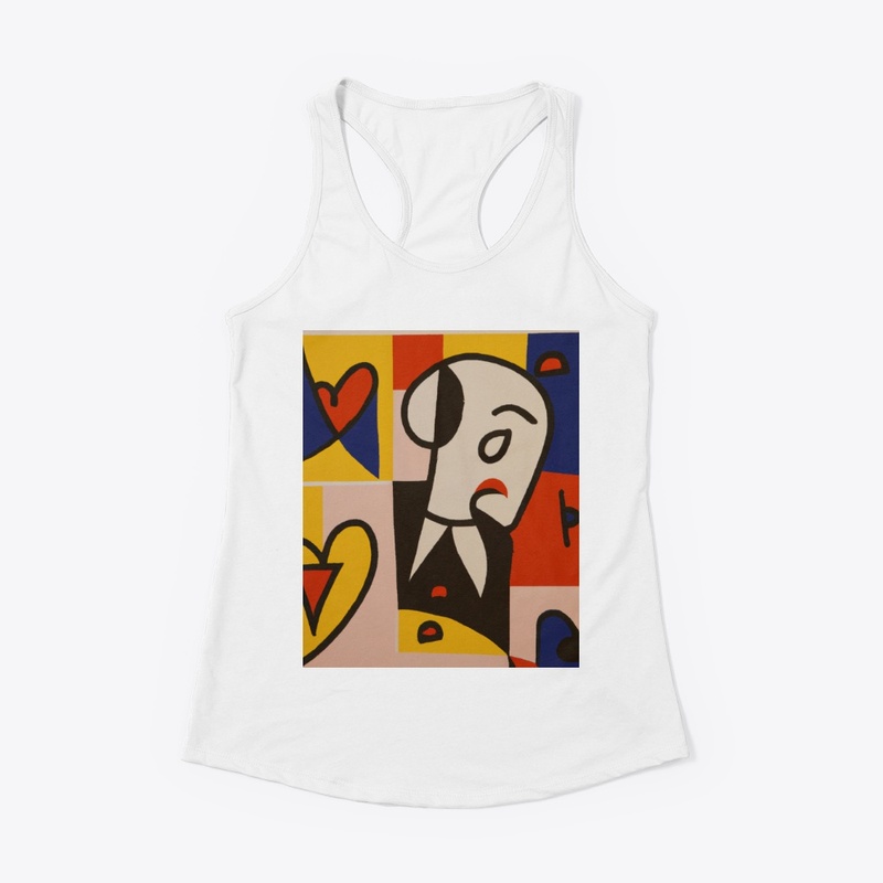 man in wall art