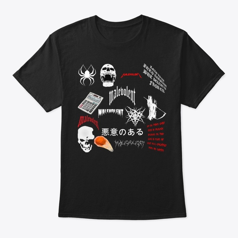 Malevolent Black A Look Back Tee