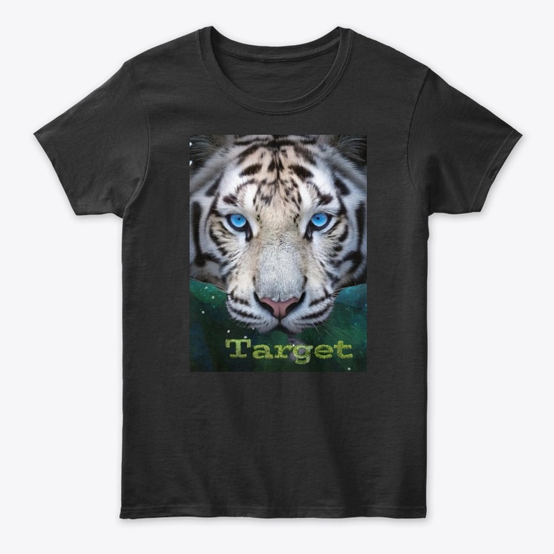 Snarling white Tiger Target