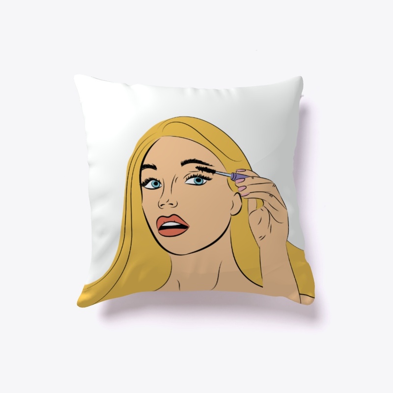 Blond  hair girl comic
