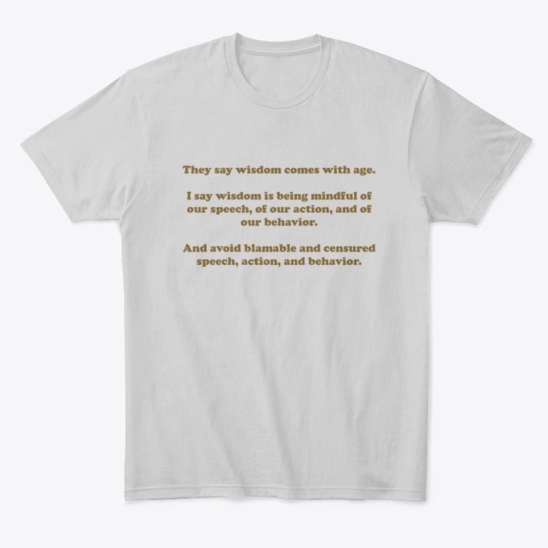 Wisdom is being mindful