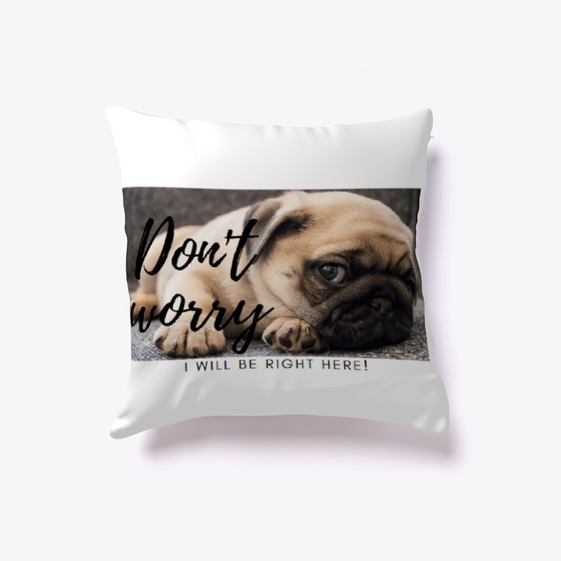 Pug Love Pillow