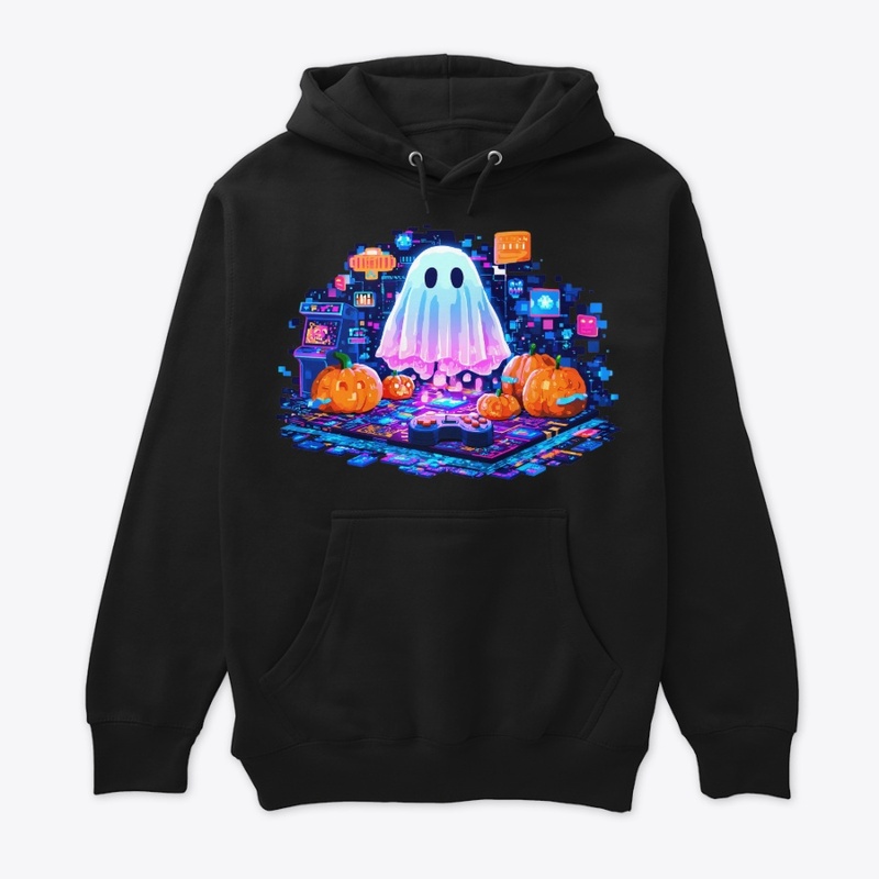 Halloween Gamer Ghost Art
