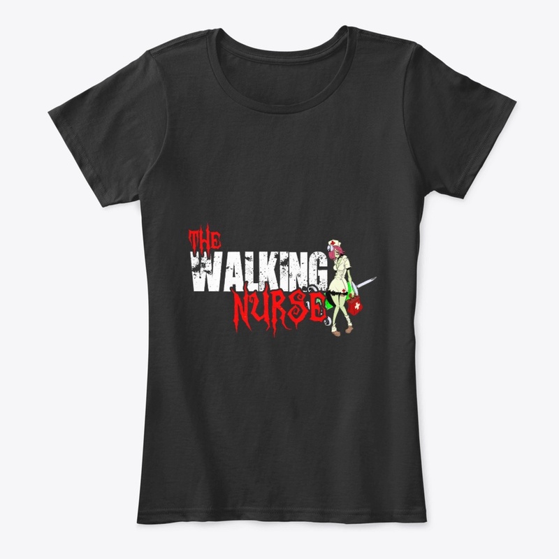 The Walking Nurse Funny Nurse T-shirt 