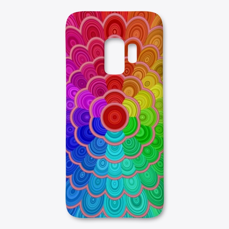 Rainbow Mandala Colorful Pattern