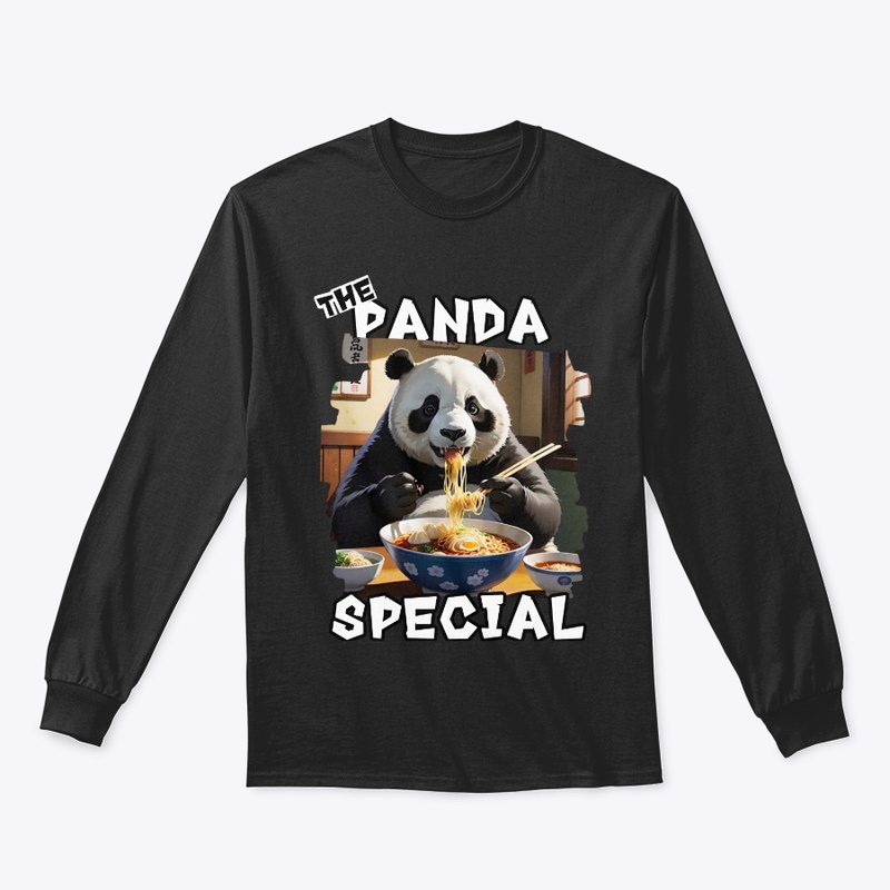 Funny Cute Panda Graphic Print 