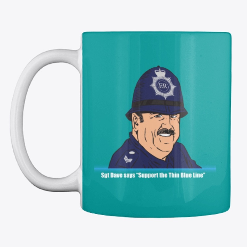 Sgt Dave Thin Blue Line Mug 2