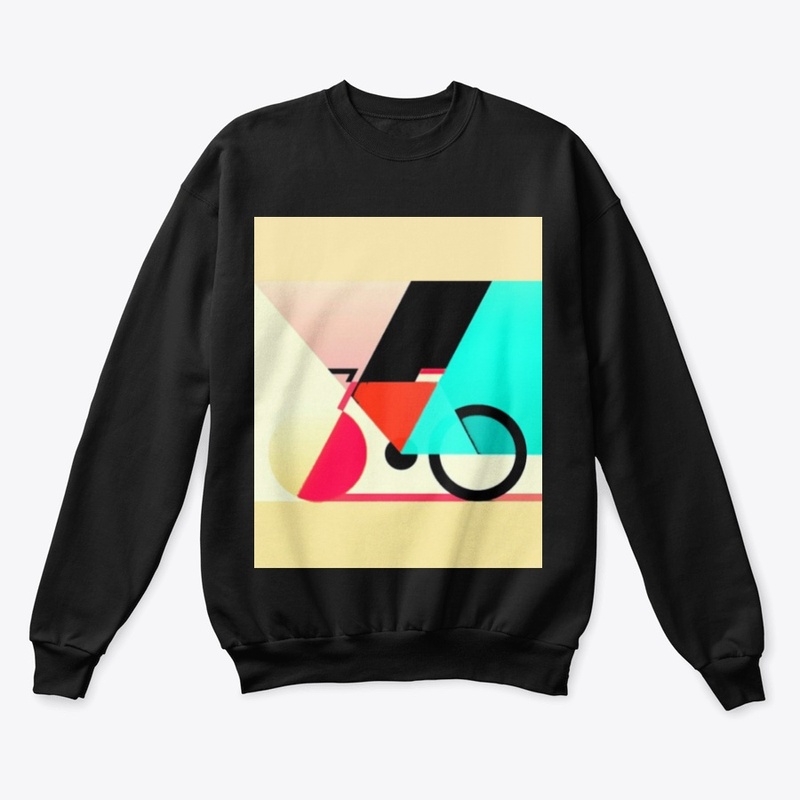 Geometrical craved model illustration