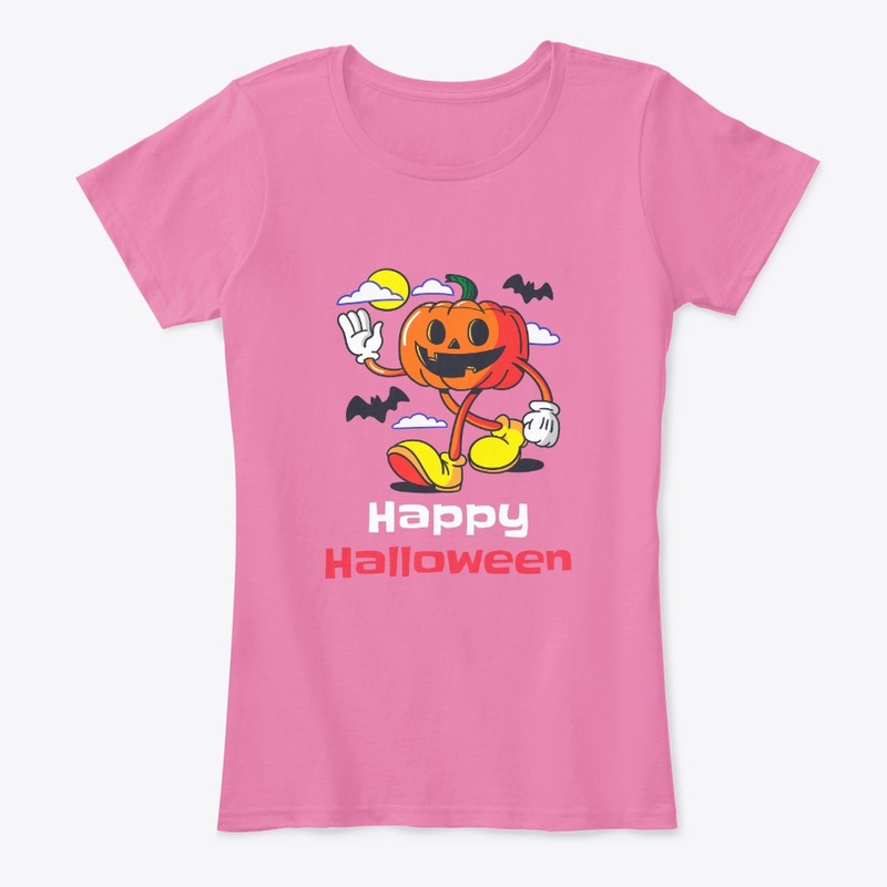 Orange pumpkin - Happy Halloween Design