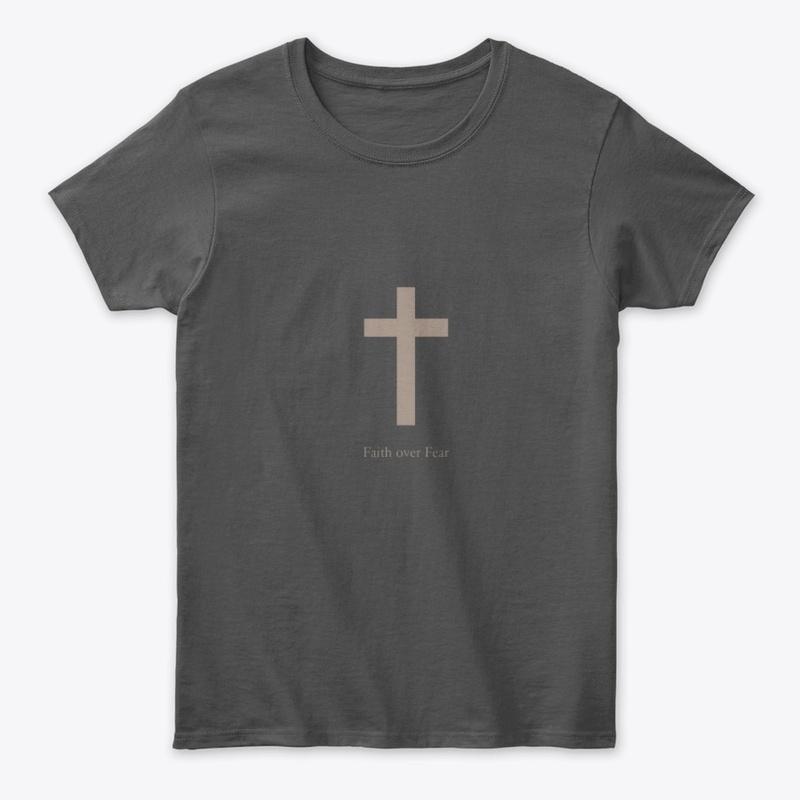 Faith Over Fear – Minimalist art