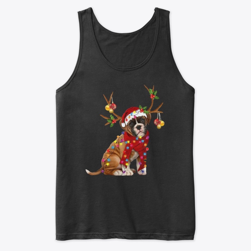 BOXER CHRISTMAS NEW T SHIRT