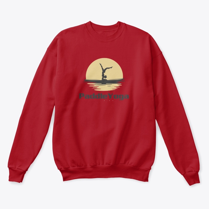 SUP, paddle board yoga pincha position