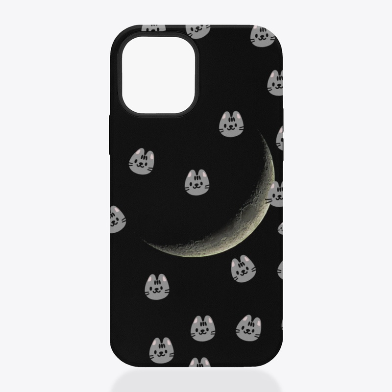 Cats & Moon Phone Case