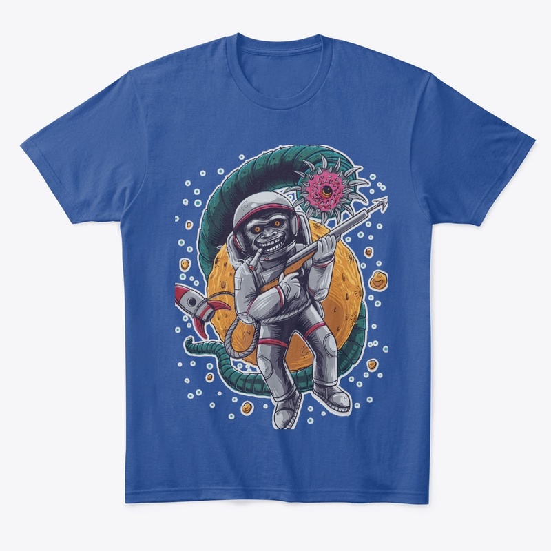 Space Haunting Astro-Monkey