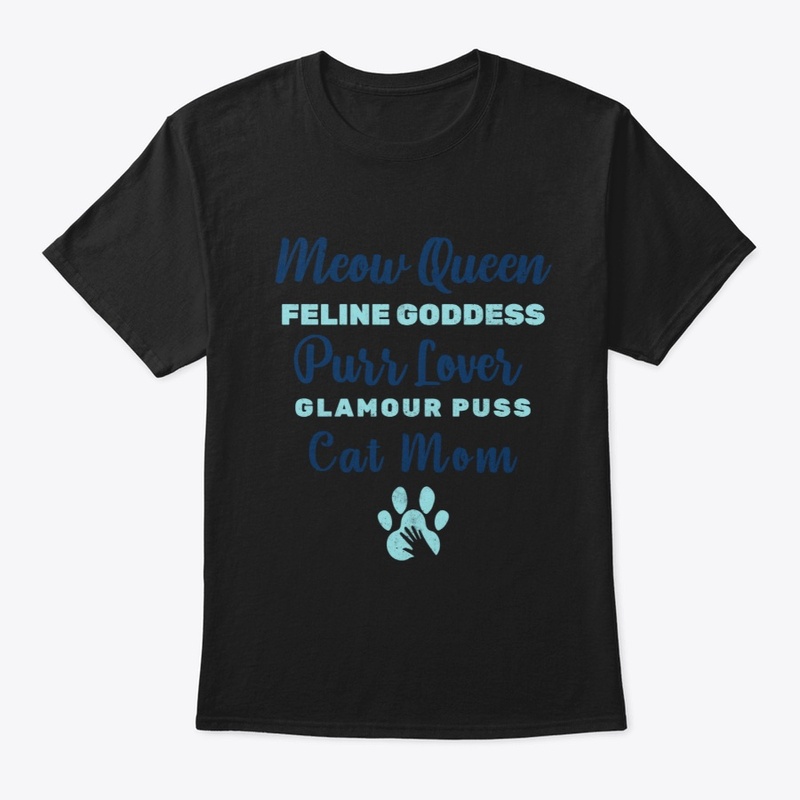 Meow Queen Cat Mom Design | Cat Tee