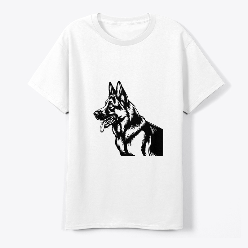Bold German Shepherd Dog