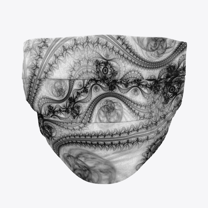 Black lace face mask