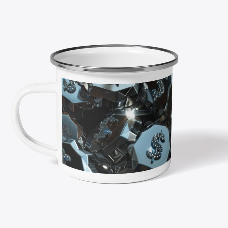 Sparkling Dollar Sign Mug