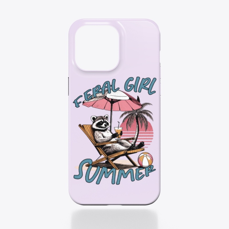 Feral Girl Summer, Beachy Raccoon