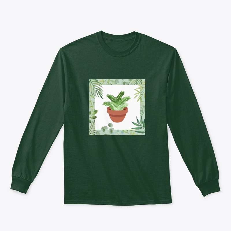 Mens Plant Long Sleeve Tee