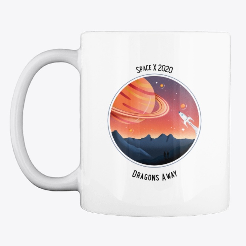 Space X Rocket to Saturn