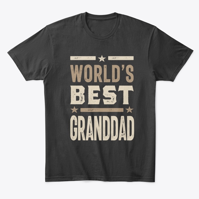 Mens World's Best Granddad Grandpa Gift