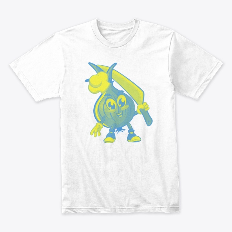 Onion Cricket Champ: Playful Mascot 