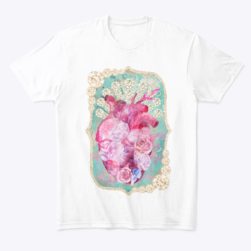 Shabby Pink Heart