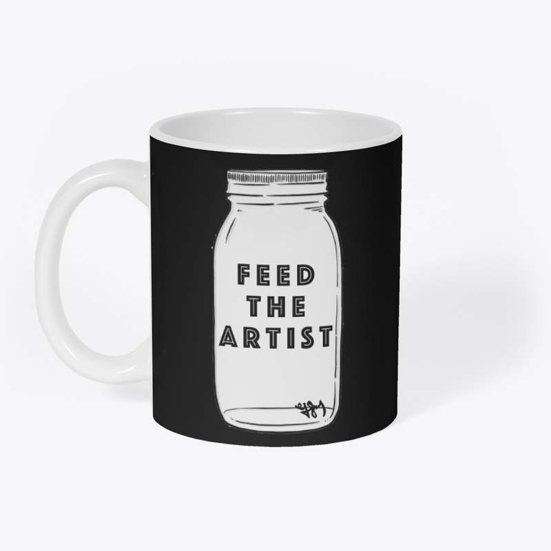 "Support Local Artists" Tip Container