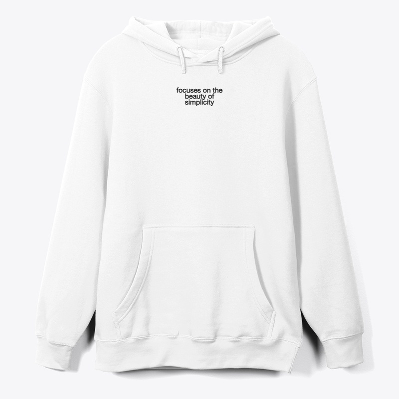 focus on beauty of simplicity! 