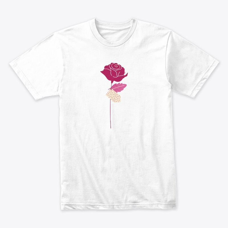 Pink Rose Printed Shirt by Kaya Nexus