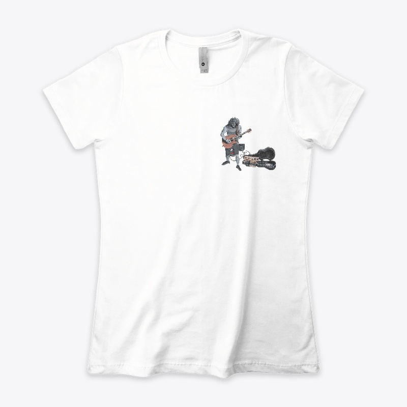 Playing Guitar Music Double Sided Tee