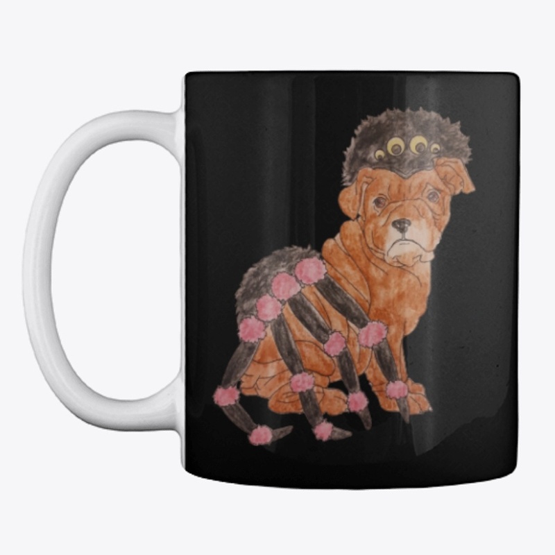 Happy Dog Halloween Bulldog Sticker