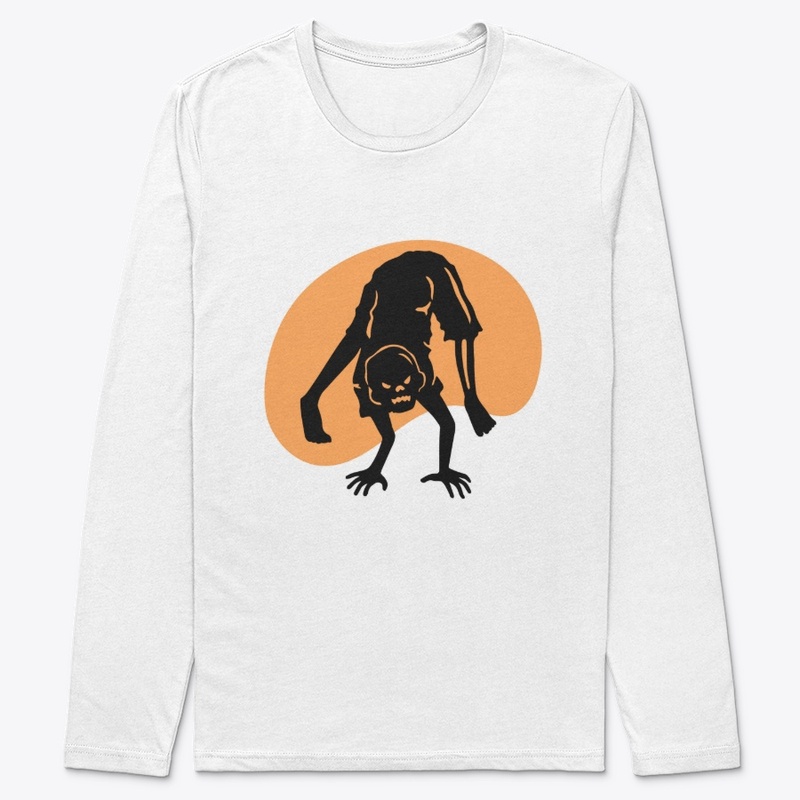 Vintage Orange Sunset Creature Tee