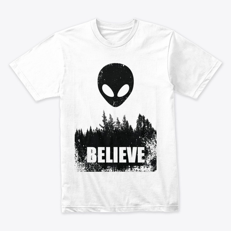 Believe UFO Alien T-shirt