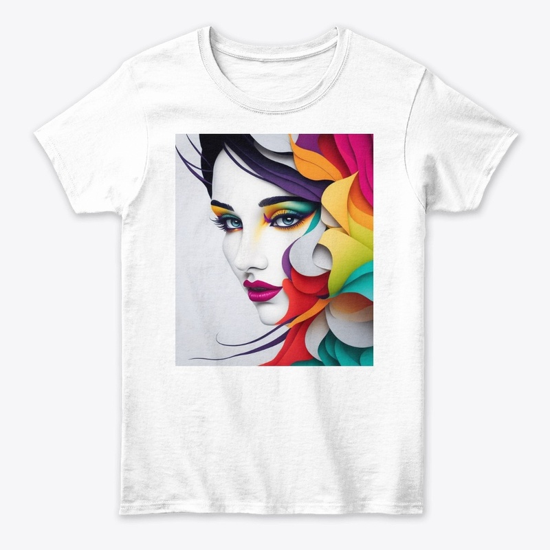 Colorful women art multicolor