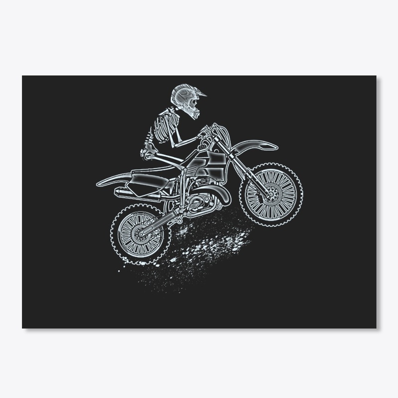 SKELETON - DIRT BIKE