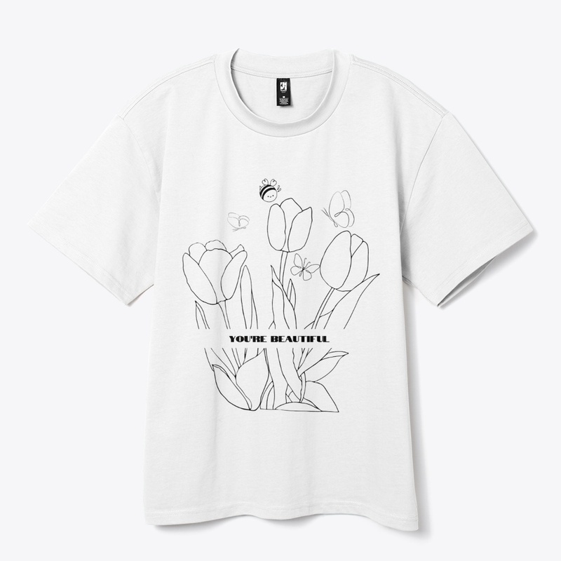 You're beautiful - Sketchy designs 