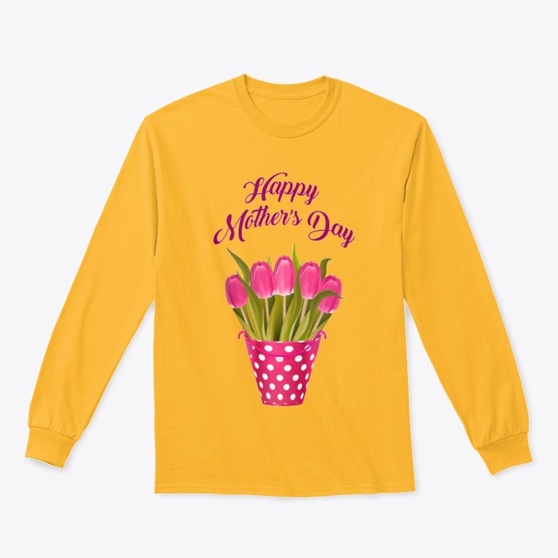 Happy mother's day with tulips