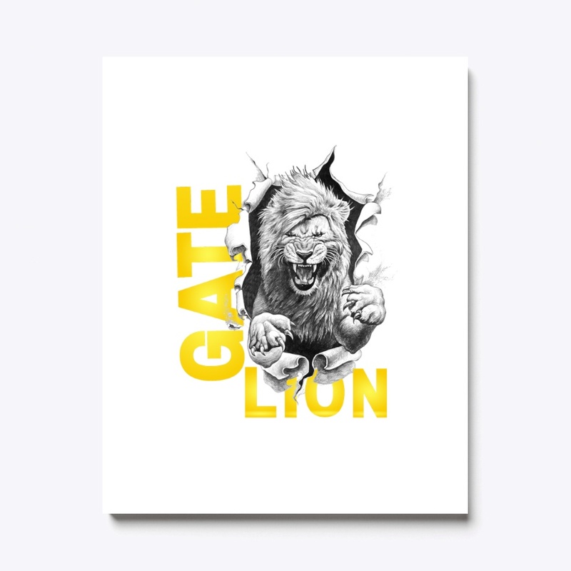 YELLOW GRADIENT LION