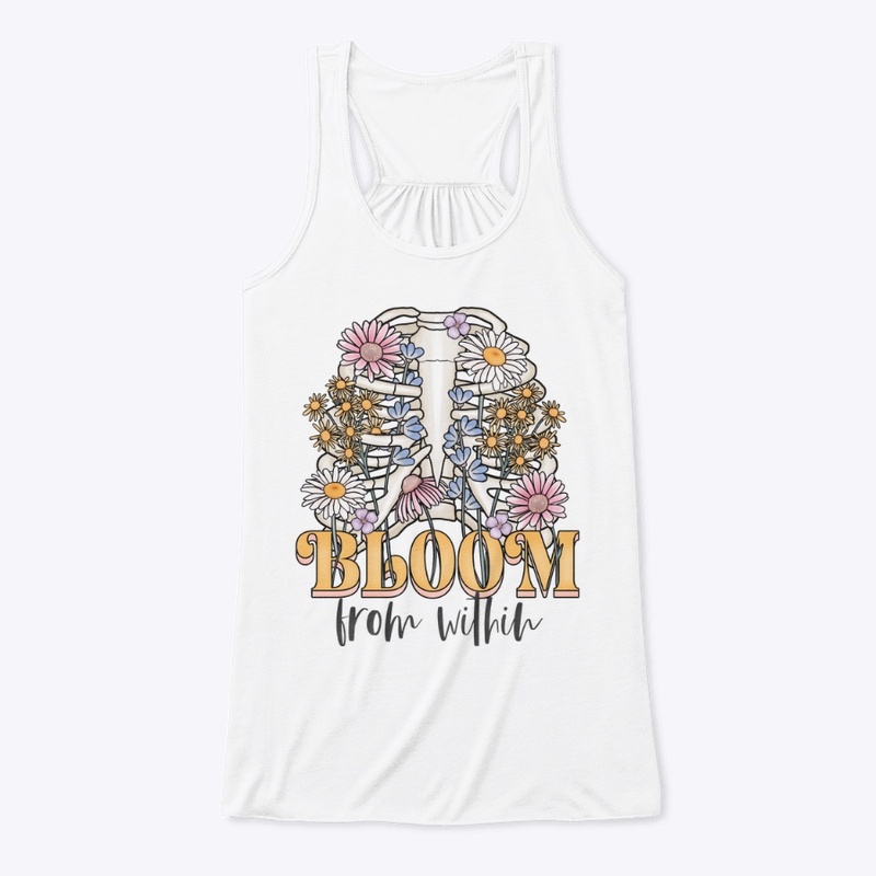 Bloom from within rib cage
