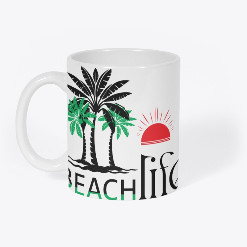 Beach life t-shirt design