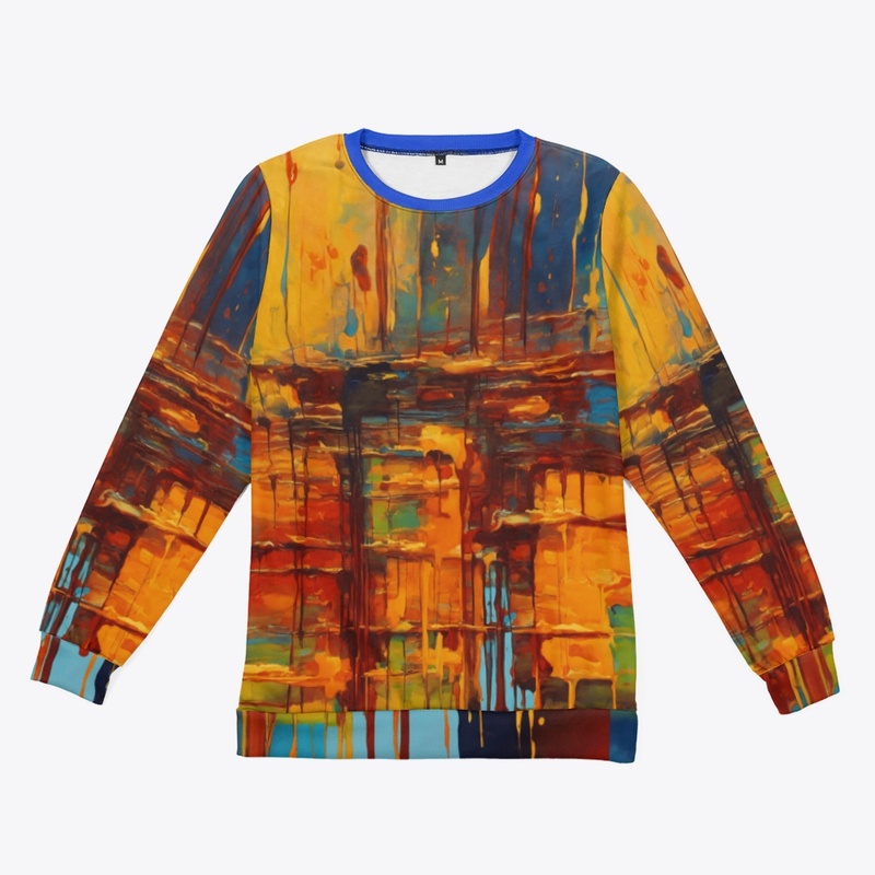 Abstract All Over Printed t-shirt 